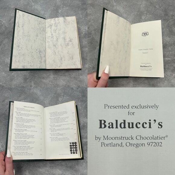 Secret Storage Moonstruck Chocolatier Balducci's Hollow Book Box Decorative - Picture 11 of 13